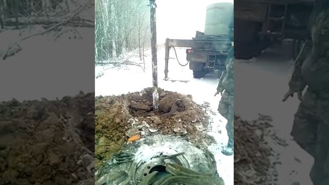 Автобуровая Бурение колодца смотреть онлайн