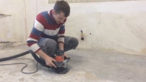 Очистка от клея.