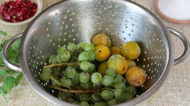 Компот из зеленого винограда смотреть онлайн