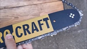 ProCraft K1800 (1800W) electrical chainsaw - unboxing, assembly and test