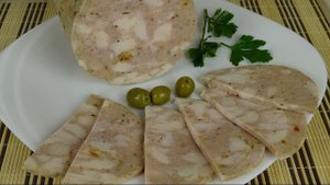 Ветчина куриная домашняя.
