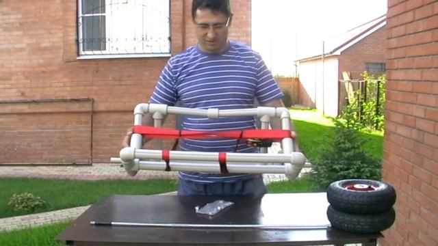 ТЕЛЕЖКА ДЛЯ ЛОДКИ ПВХ СВОИМИ РУКАМИ (WHEELS FOR BOAT)