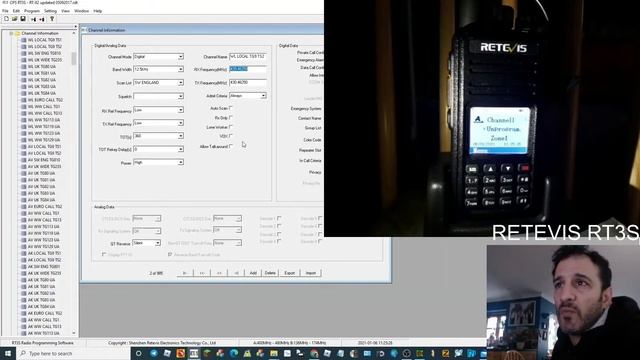Retevis RT3S/MD380uv Codeplug plus add your Hotspot 2021