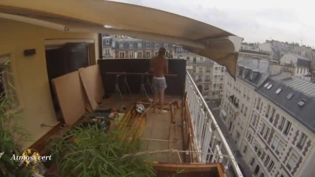 Transformation RADICALE d'une terrasse Parisienne. Ajoute snap pour en voir d'avantage! atmossvert смотреть онлайн