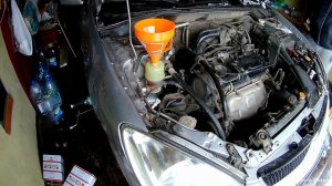 Замена масла в гидроусилителе руля Mitsubishi Lancer IX