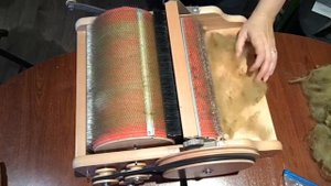 Мастер-класс по прядению пряжи | N1 подготовка шерсти и использование драмкардера
