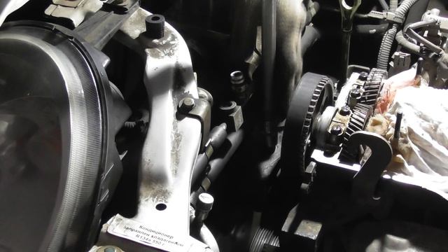 Замена помпы Лифан Смайли , Джили мк , СК , Отака