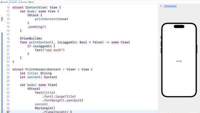 Изучаем SwiftUI | Урок 60 - Изучаем ViewBuilder