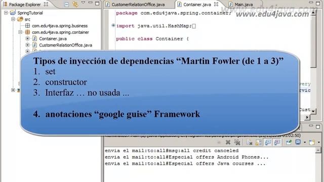Spring Framework 2 Dependency injection Video Tutorial смотреть онлайн