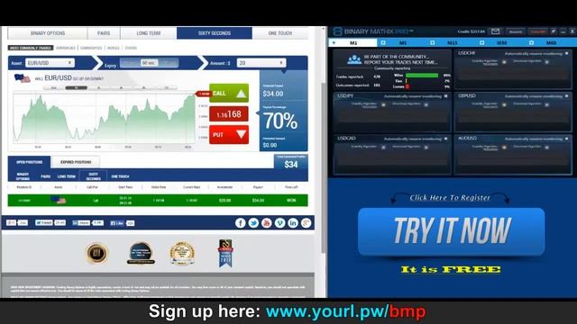 Binary Matrix Pro Live Trading Recording on 1-22-2015: 21 Wins 4 Losses | Binary Matrix Pro Reviews смотреть онлайн
