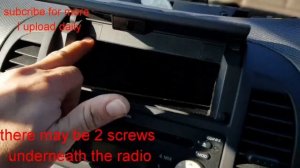 NISSAN MICRA K12 RADIO AND DASH REMOVAL