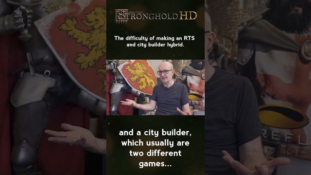 Making a strategy game: RTS and City Builder hybrid - Stronghold #shorts