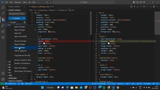 GIT STASH - VS CODE (In Tamil) смотреть онлайн