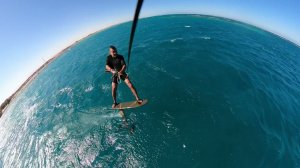 Как перепрыгнуть веревку (сеть) на гидрофойле?