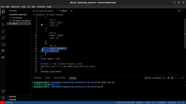 Filter Array | Javascript Coding Interview Questions #2