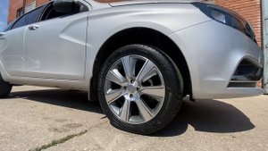 Как смотрятся LS 1009 17” 4х100 на Lada Vesta SW в цвете Платина?