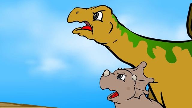 Batalla de Dinosaurios: ¡No Me Comas! - Canciones de Dinosaurios | Dinostory por Howdytoons | S1E8