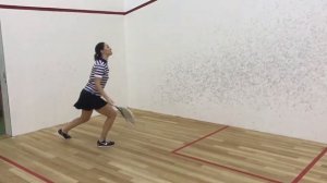 Squash in Moscow, урок #2. Игра от задней стены.