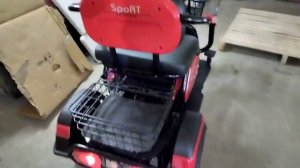 Трёхколёсный электроскутер! В Брянске! 500w. MAX нагрузка 150 кг. Скорость: 40 км.ч.Заряд-50 км.