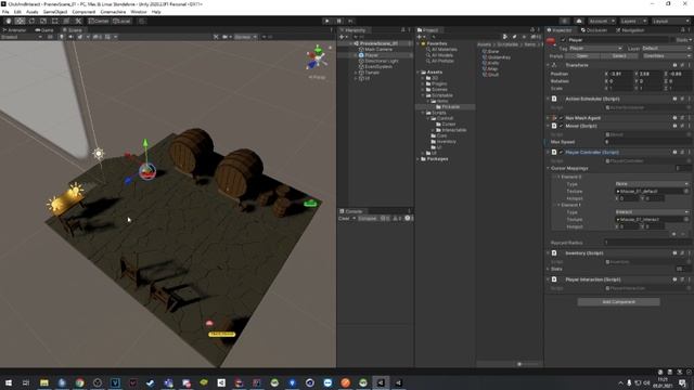 Unity Engine - State Machine, Inventory System, Movement, Interaction Behaviour - Free Template смотреть онлайн