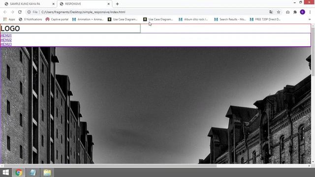 Simple Responsive Webpage | HTML | CSS | Media Query | TAGALOG
