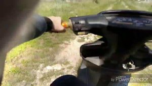Покатушки на скутере Хонда Дио 27. Первые покатушки на канале.