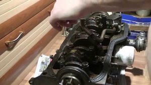 Разборка низа блока двс Ford Sierra OHC 2.0