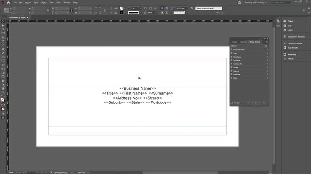 Adobe InDesign - How to Data Merge смотреть онлайн