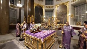 Всенощное бдение накануне праздника Воздвижения Креста Господня