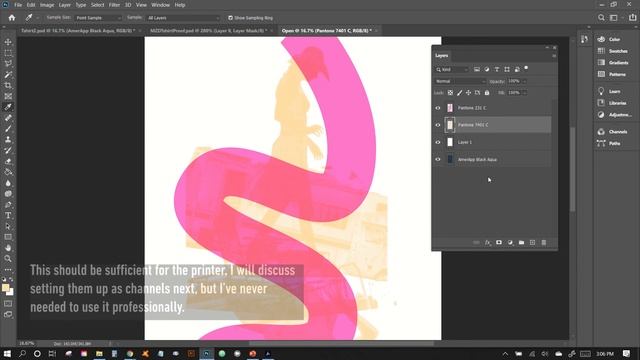 Setting Up Spot Colours in Photoshop смотреть онлайн