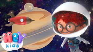 Là haut dans l’espace !  | Chanson sur le système solaire pour Enfants | HeyKids en Français