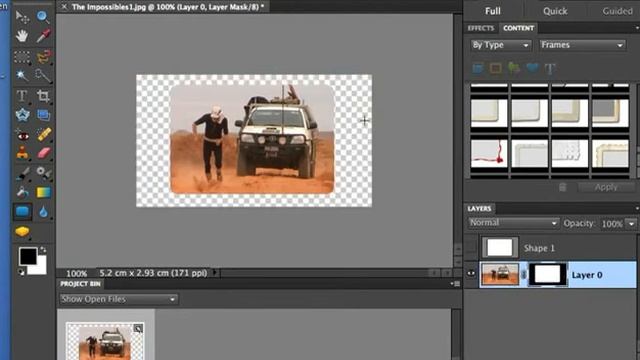Creating Rounded Corners in Photoshop Elements