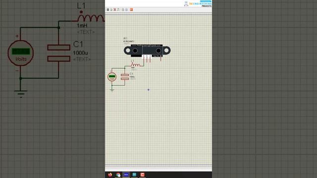 IR Proximity Sensor in Proteus