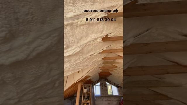 Утепление пеной ппу (пенополиуретаном) во Всеволожске -тел./ватсап: +7 911 818 30 04