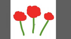 Рисуем цветочки детям часть 7