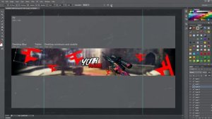 CS:GO Free YouTube banner & Icon Template | 2017 Photoshop | Speed-Art