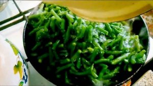 Рецепт стручковой фасоли с грибами