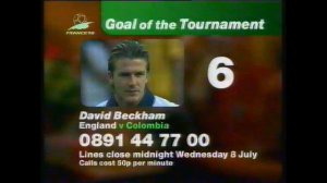 World Cup 98 Goals of the Tournament (BBC 1998)