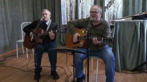 В ОСЕННЕМ ПАРКЕ. Игорь Каменский и  Андрей Собянин с песней Олега Митяева