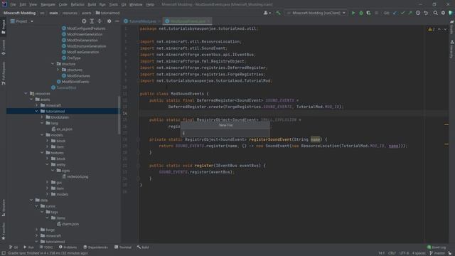 Add CUSTOM SOUNDS to Minecraft 1.16.5 | Forge 1.16.5 Modding #37 смотреть онлайн
