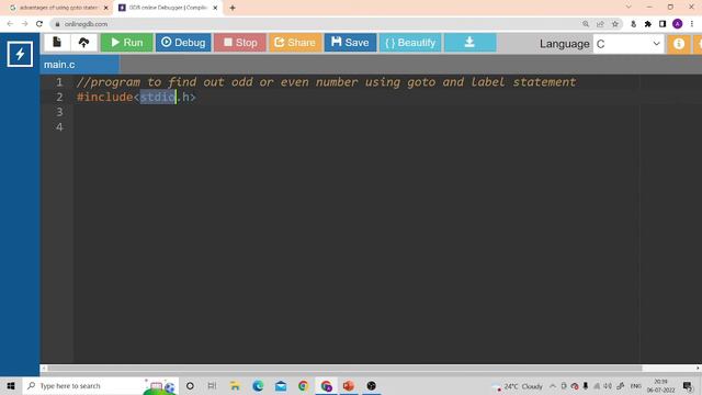 Goto and Label Statement  in C Programming #identifier#keyword #break #continue #loop #control #flo
