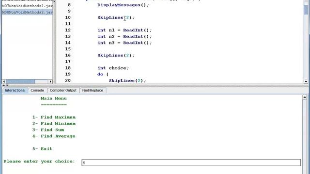Java Level 1 Using Dr Java Lesson 23 Methods 02 Non void Methods смотреть онлайн