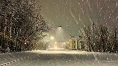 Первый снег , в моём городе вновь первый снег...