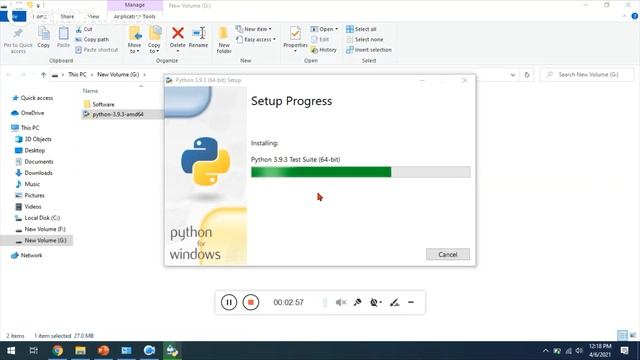 How to download and install python in Tamil(Module 4)