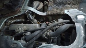 Демонстрация работы(2 часть) двигателя Nissan LD20,Nissan Vanett Largo C22.