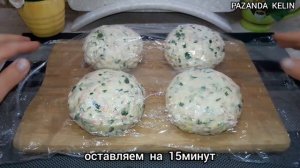 Съедаются в один миг! Лепёшки Кефирные с Колбасой и Сыром, их Всегда мало! Ленивые хачапури