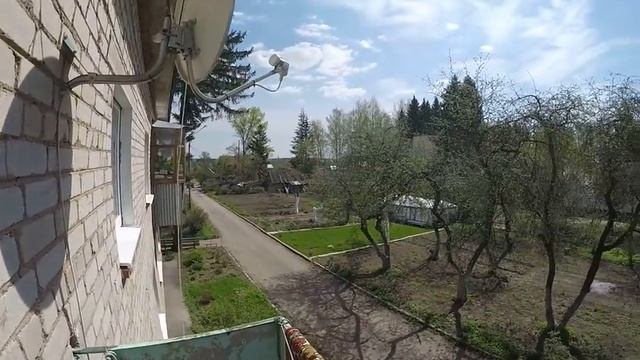 Верея. Офигенный вид с балкона смотреть онлайн