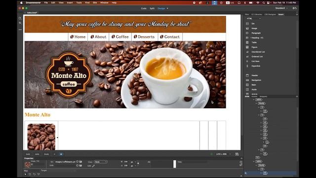 Dreamweaver Beginner's Tutorial - Create first Webpage