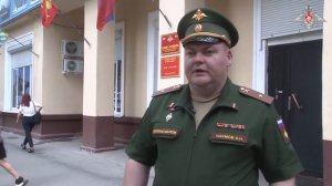 Начальник пункта отбора на военную службу по контракту Александр Наумов