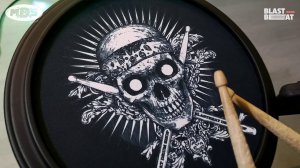 Тренировочный пэд MDS 12" RimPad Blastbeat Skull